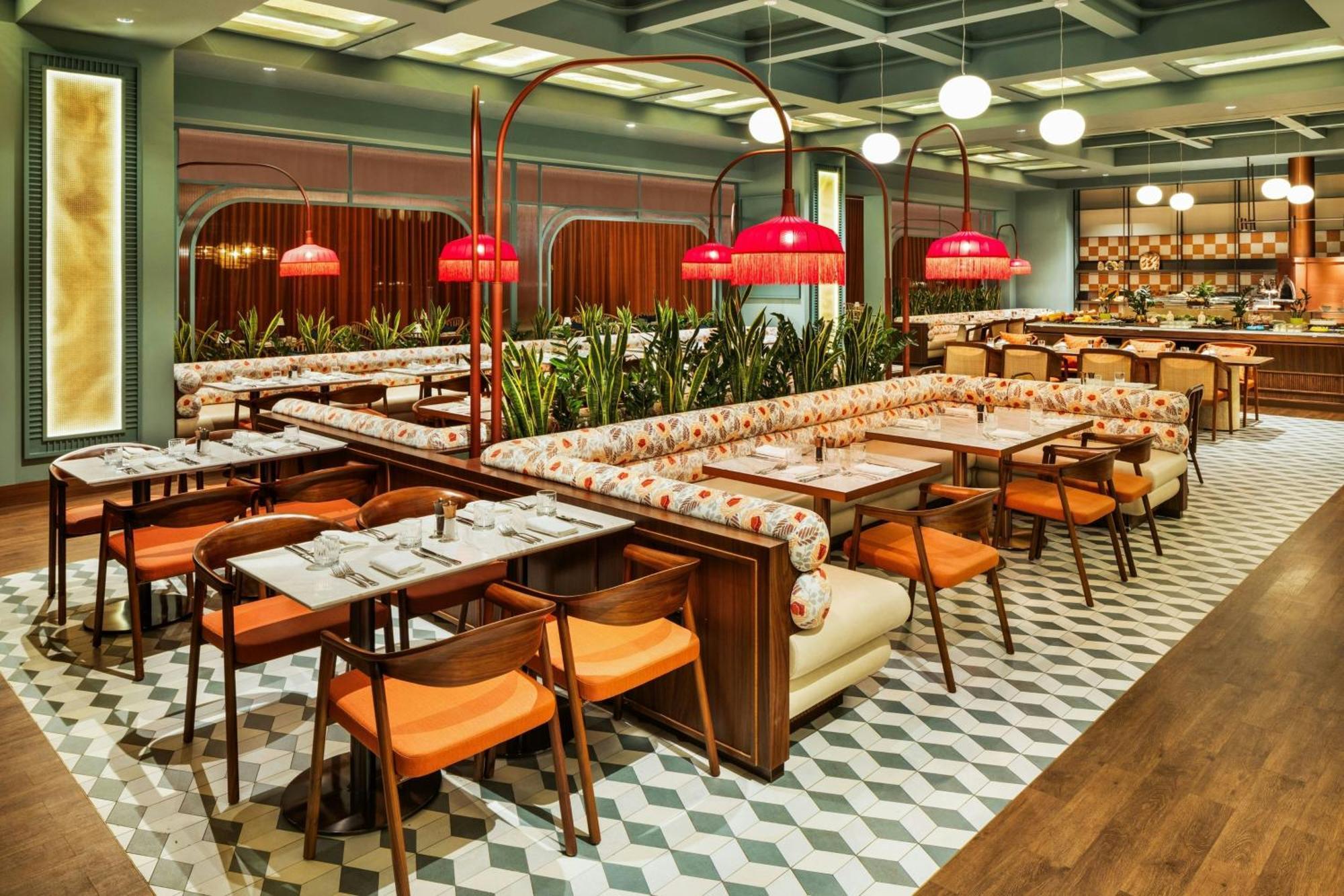 阿扎曼萨雷度假酒店-奢华精选 阿吉曼 外观 照片 The interior of the restaurant